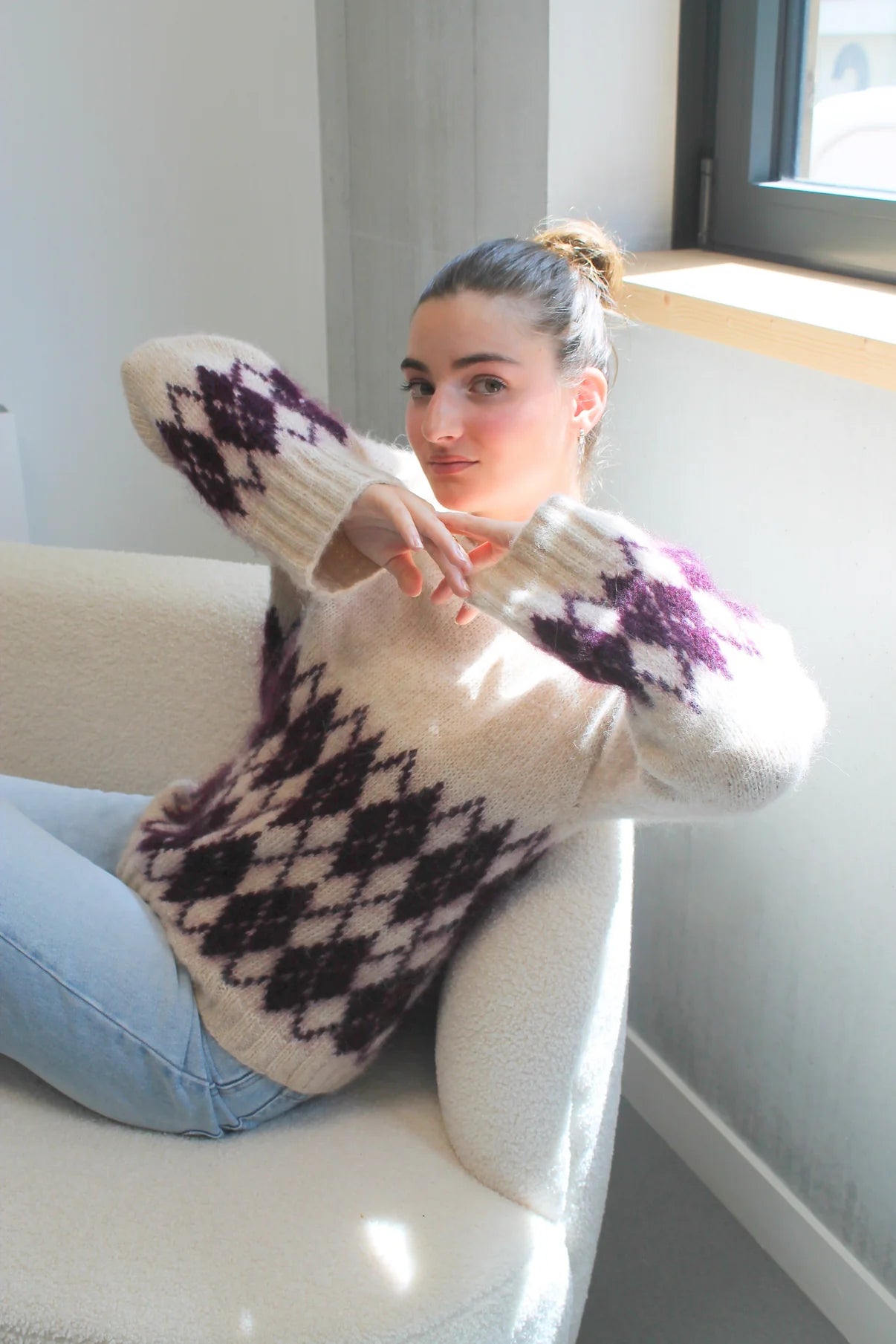 Kit de tricot - Agathe Jumper par MAJO GARN