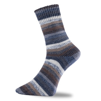 379-B Navy & Brown
