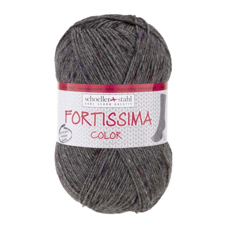 Fortissima Colour Tweed - Laine à chaussettes