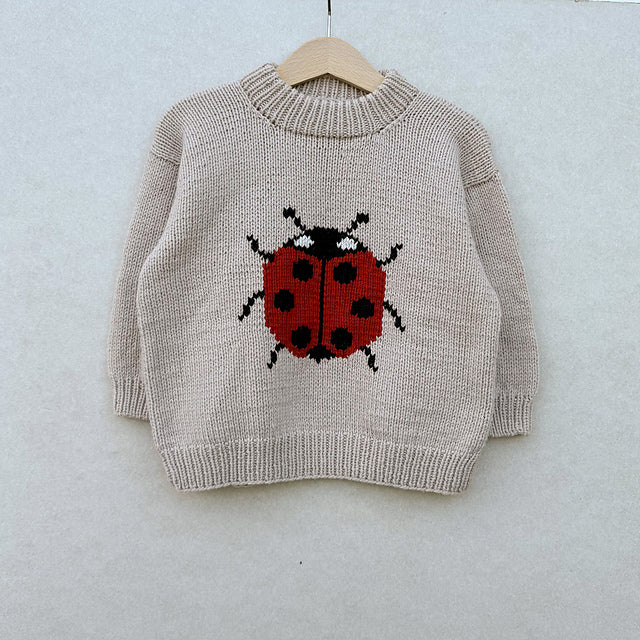 Kit de tricot - Ladybug Sweater par Knitting For Olive