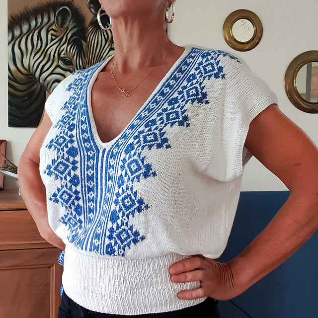 Kit de tricot - San céri top par Soligreen design