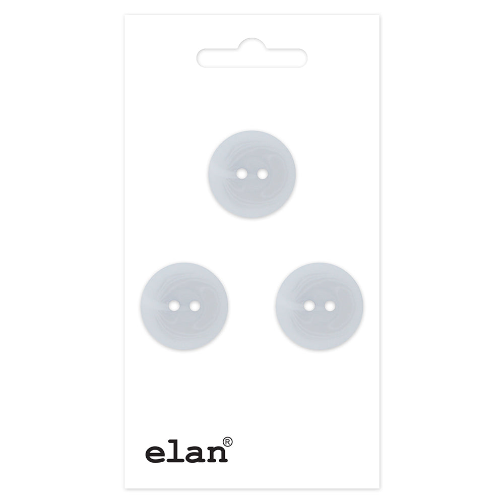 Bouton ELAN à 2 trous - 18 mm (3/4 po) - 3 pièces - 400556C