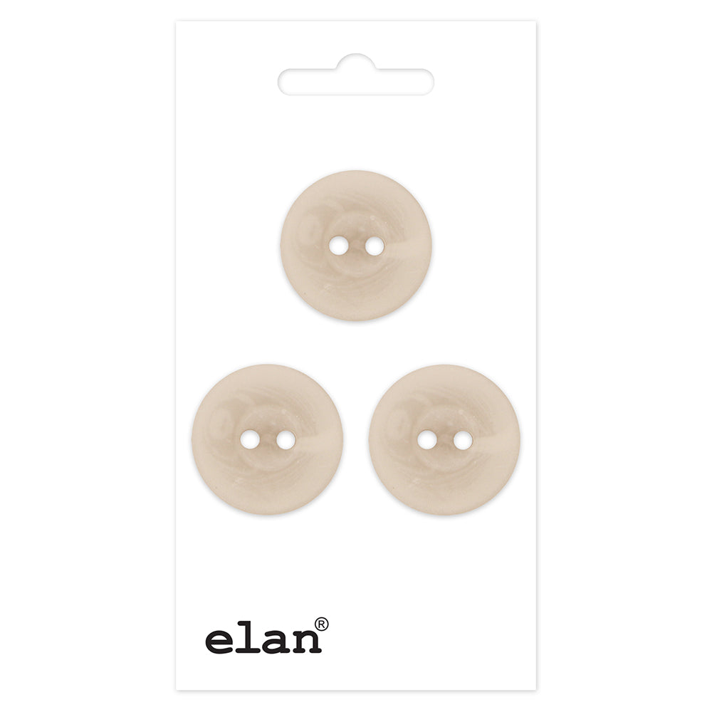 Bouton ELAN à 2 trous - 18 mm (3/4 po) - 3 pièces - 701261C