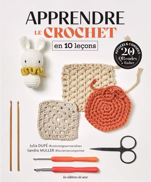 Apprendre le crochet en 10 leçons- Livre crochet