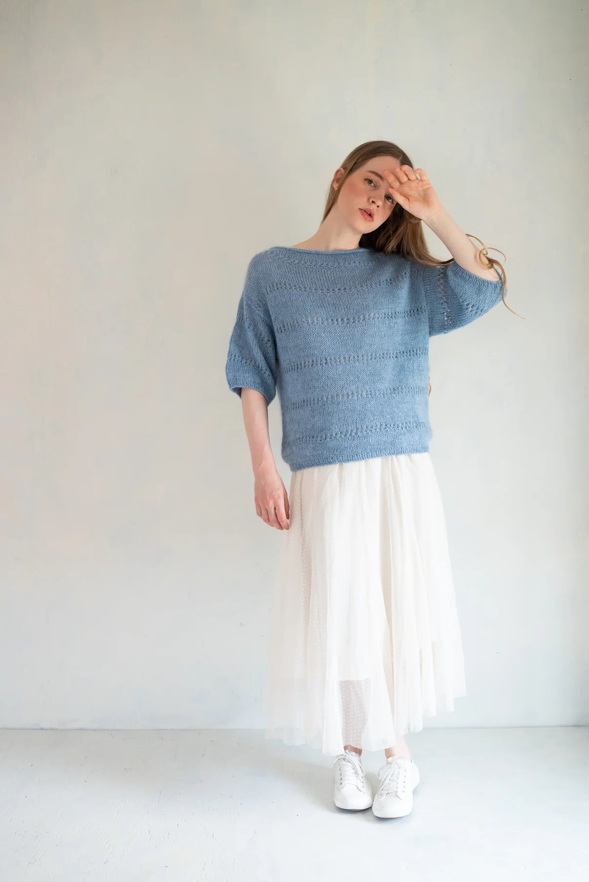 Kit de tricot - Inès Blouse par MAJO GARN
