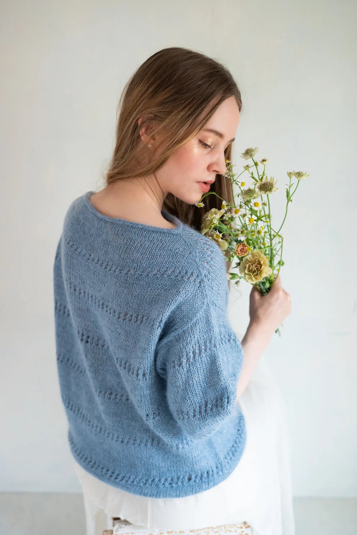 Kit de tricot - Inès Blouse par MAJO GARN