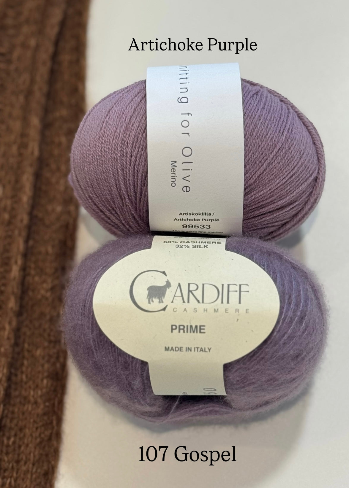 Kit de tricot - Châle Harvest par Claudine Guerin (patron gratuit)
