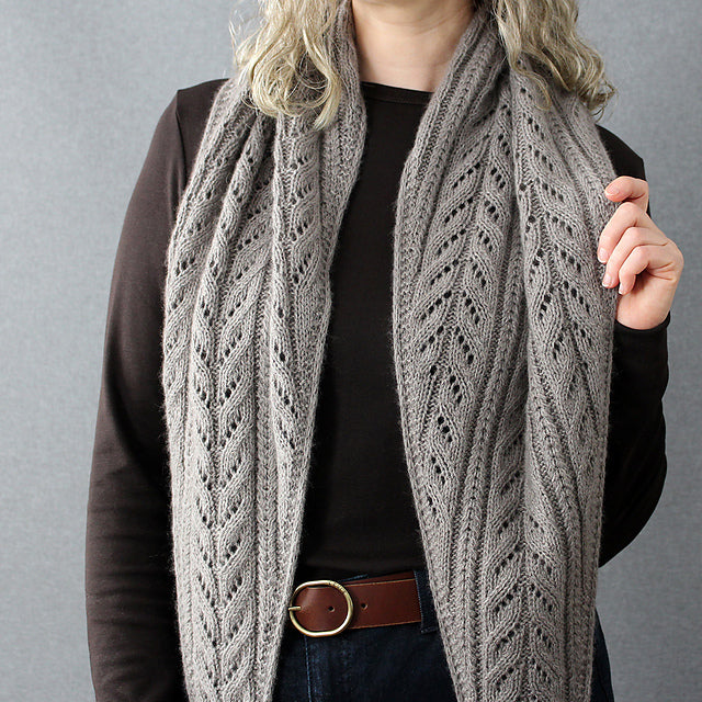 Kit de tricot - Fern Field Wrap par Lisa Hannes