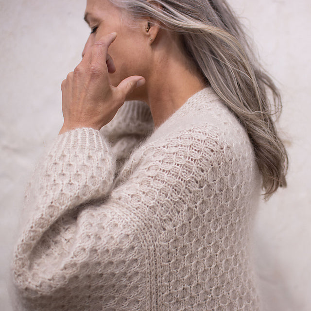 Kit de tricot KAL automne 2025 - Cardi V-Neck de Anne Ventzel