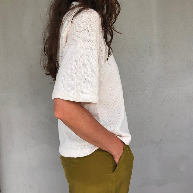 Kit de tricot - Super Basic Tee par ohwhata knit