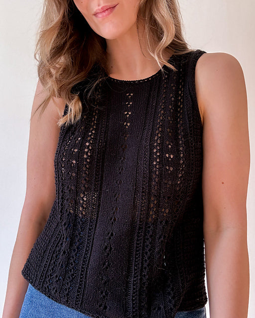 Kit de tricot - Isabel Top par The Knit Purl Girl