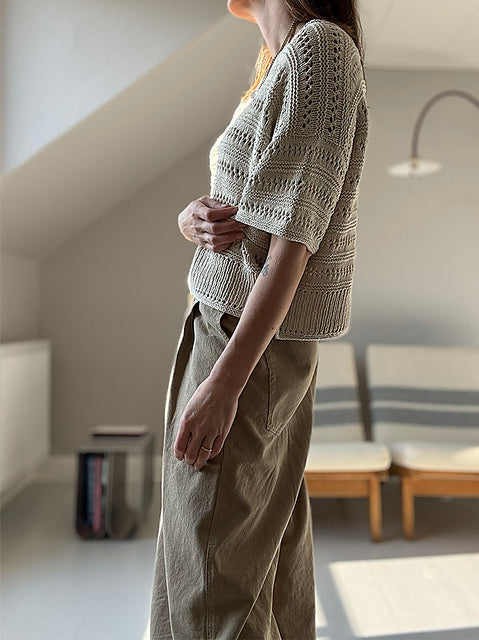 Kit de tricot - Lacey Loop Tee par Other Loops_