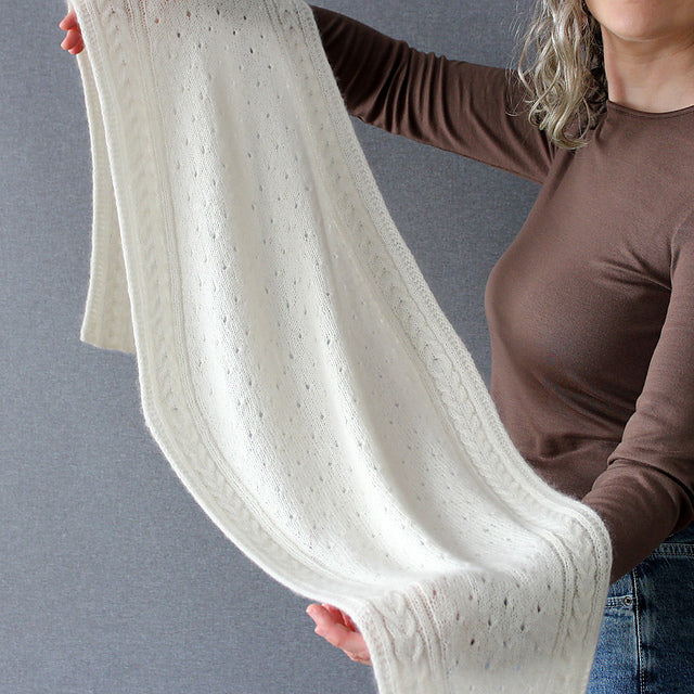 Kit de tricot - Sparkling Water Wrap par Lisa Hannes