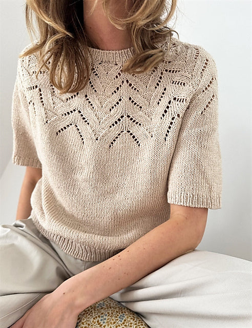 Kit de tricot - Tulipan Tee par LE KNIT / Lene Holme Samsøe