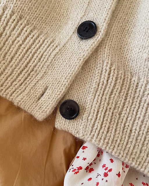 Kit de tricot - Champagne Cardigan par PetiteKnit