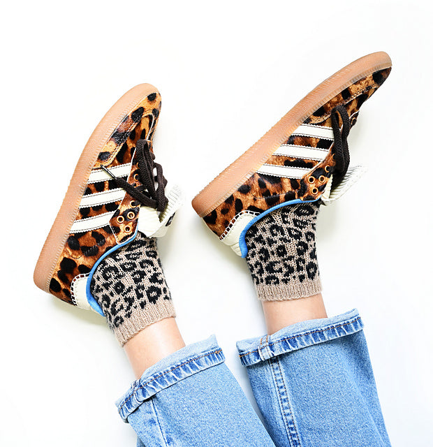 Kit de tricot - The Leopard Socks par Summer Lee