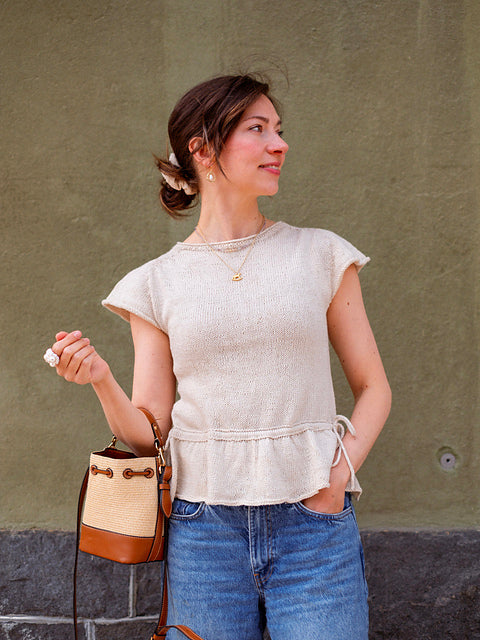 Kit de tricot - Flutterby Top par Veronika Lindberg