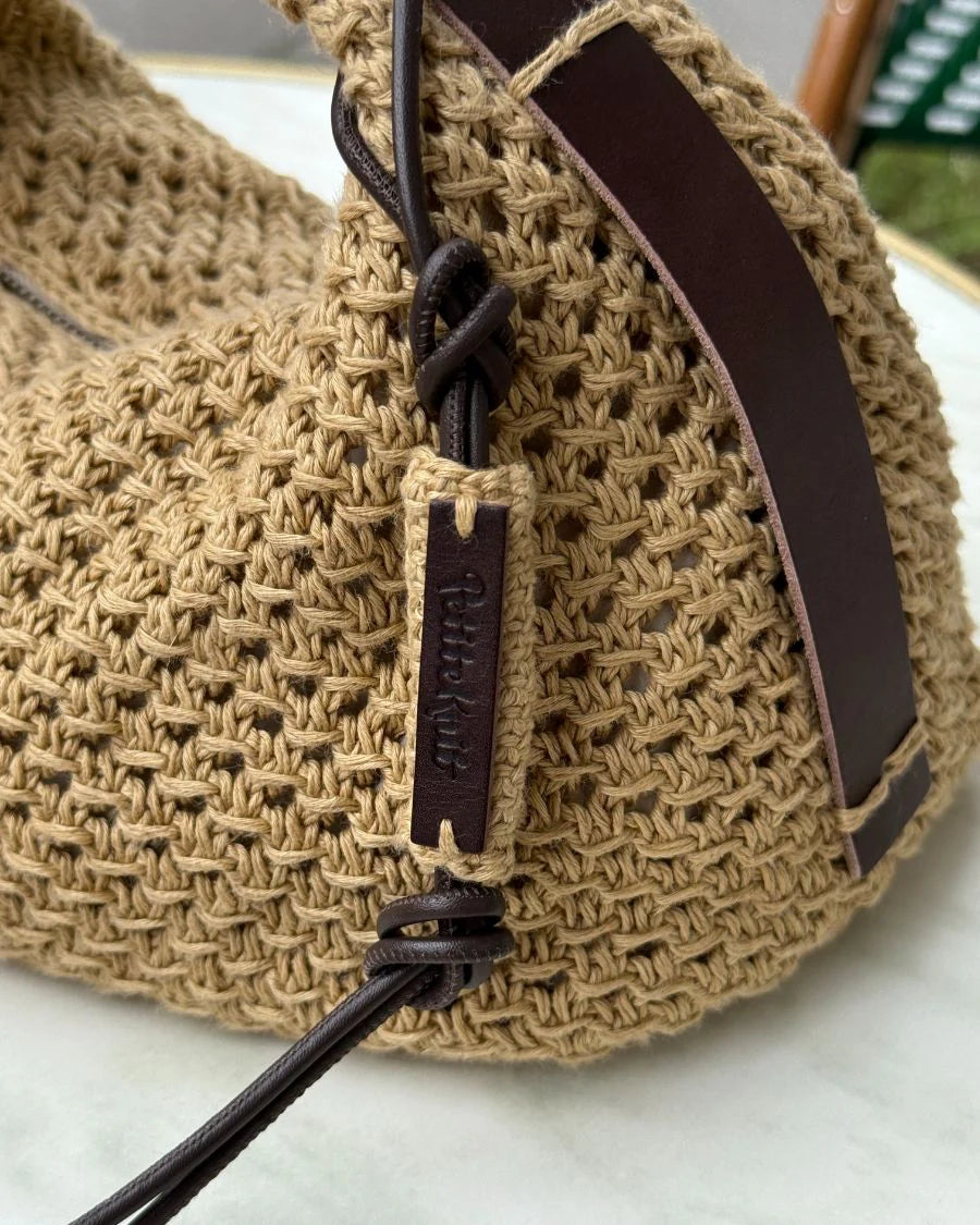Bag charm - Dark Brown - Porte-clé de sac Petiteknit