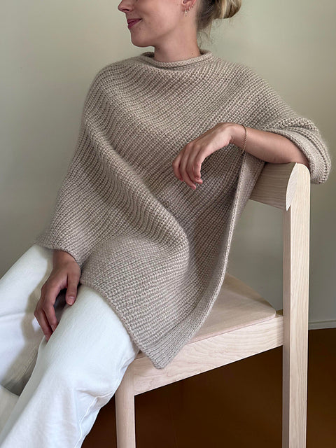 Kit de tricot - MY FLOW PONCHO par Norgardknit