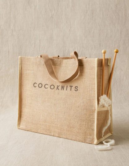 Fourre-tout en jute - CocoKnits