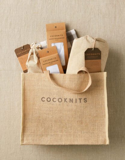 Fourre-tout en jute - CocoKnits