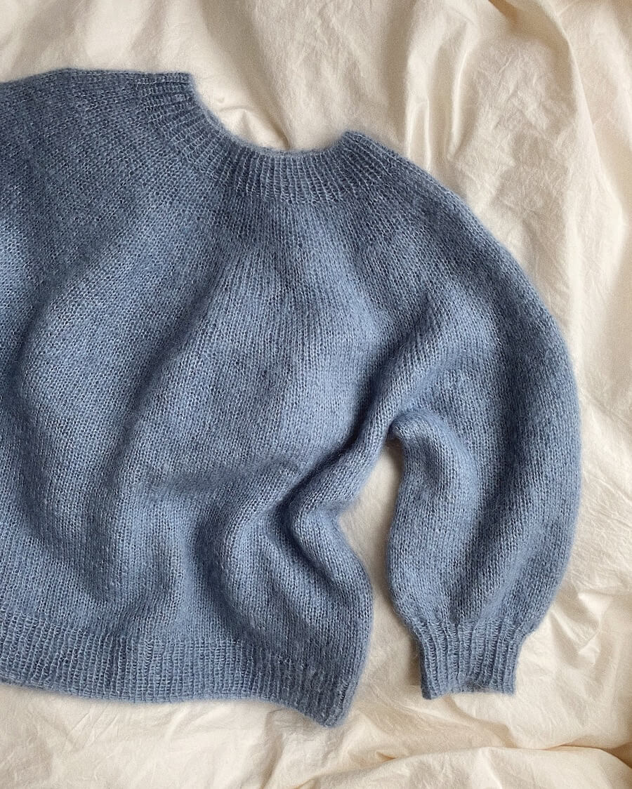 Patron "Novice Sweater - Mohair Edition " - PetiteKnit