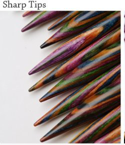 KnitPicks 5" (13 cm) Aiguilles Interchangeables Rainbow