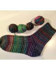 Bas avec un restant de laine Partie 2