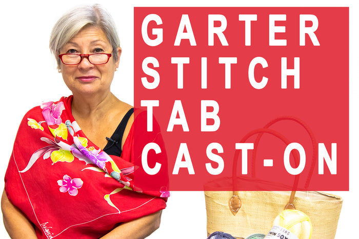 Comment réaliser le GARTER STITCH TAB CAST ON pour débuter un Châle Triangulaire