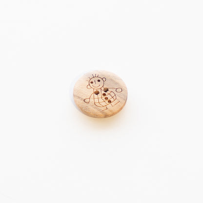 Bouton 18 mm - 1 pièce / 1110