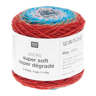 Socks Super Soft Degrade 4ply - Rico Yarns