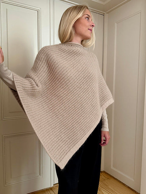 Kit de tricot - MY FLOW PONCHO par Norgardknit