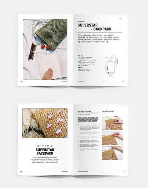 Raffia Pattern Book - Livre anglais WOOL AND THE GANG