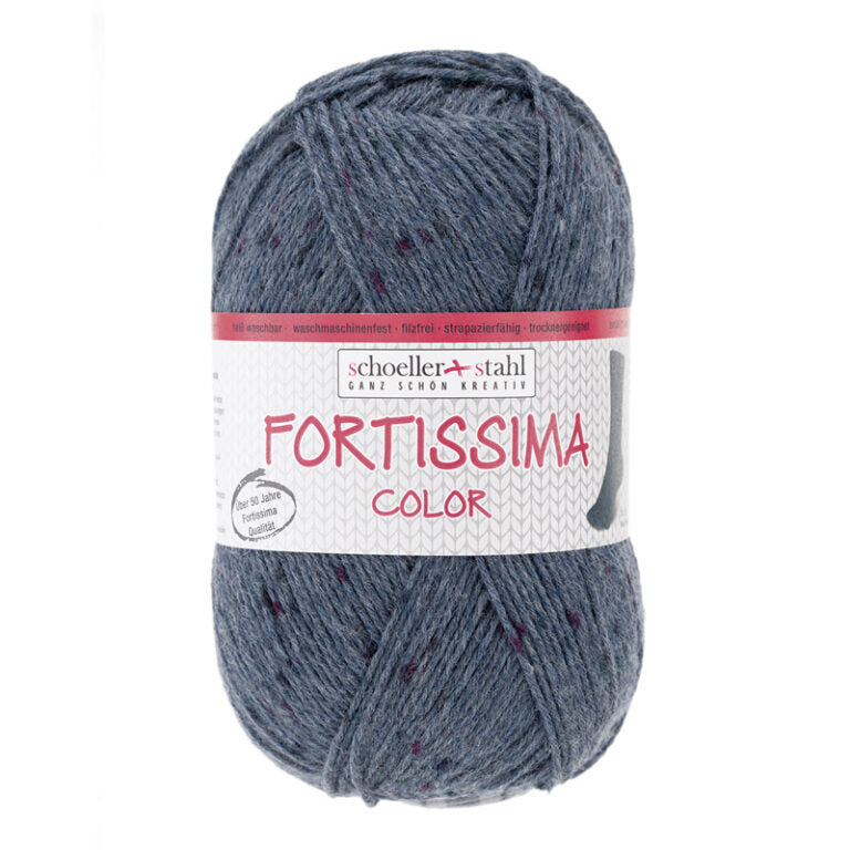 Fortissima Colour Tweed - Laine à chaussettes