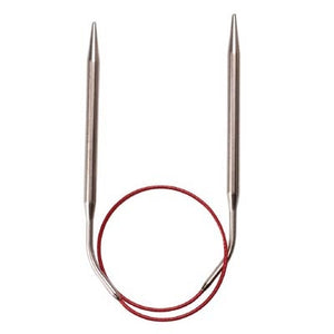 ChiaoGoo - Aiguilles Circulaires FIX Knit RED Circular Steel 24"/60cm