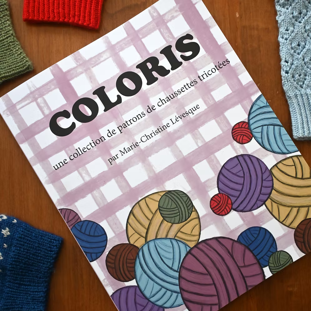 Coloris par Marie-Christine Lévesque livre tricot français