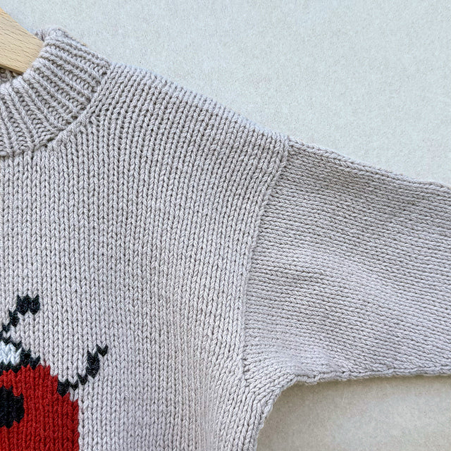 Kit de tricot - Ladybug Sweater par Knitting For Olive