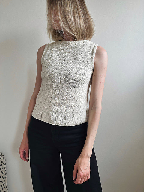 Kit de tricot - Aster Silk Top par Sofia Scotford