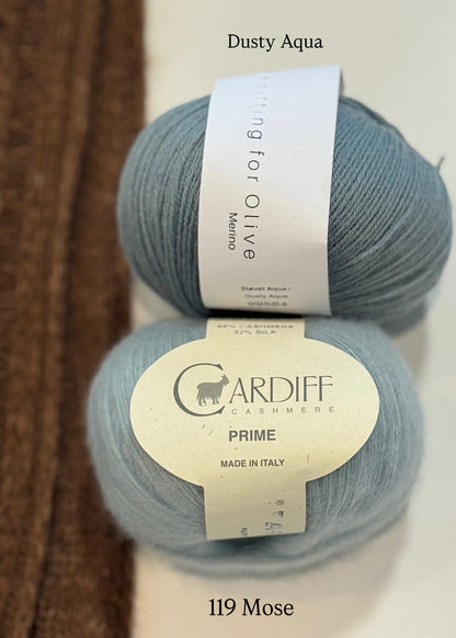 Kit de tricot - Châle Harvest par Claudine Guerin (patron gratuit)