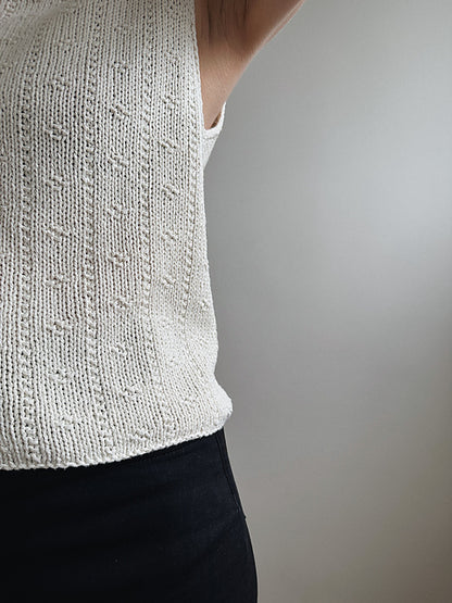 Kit de tricot - Aster Silk Top par Sofia Scotford