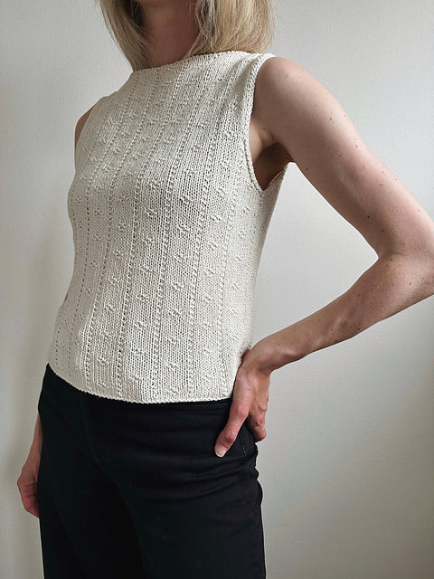 Kit de tricot - Aster Silk Top par Sofia Scotford