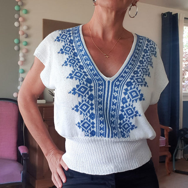 Kit de tricot - San céri top par Soligreen design