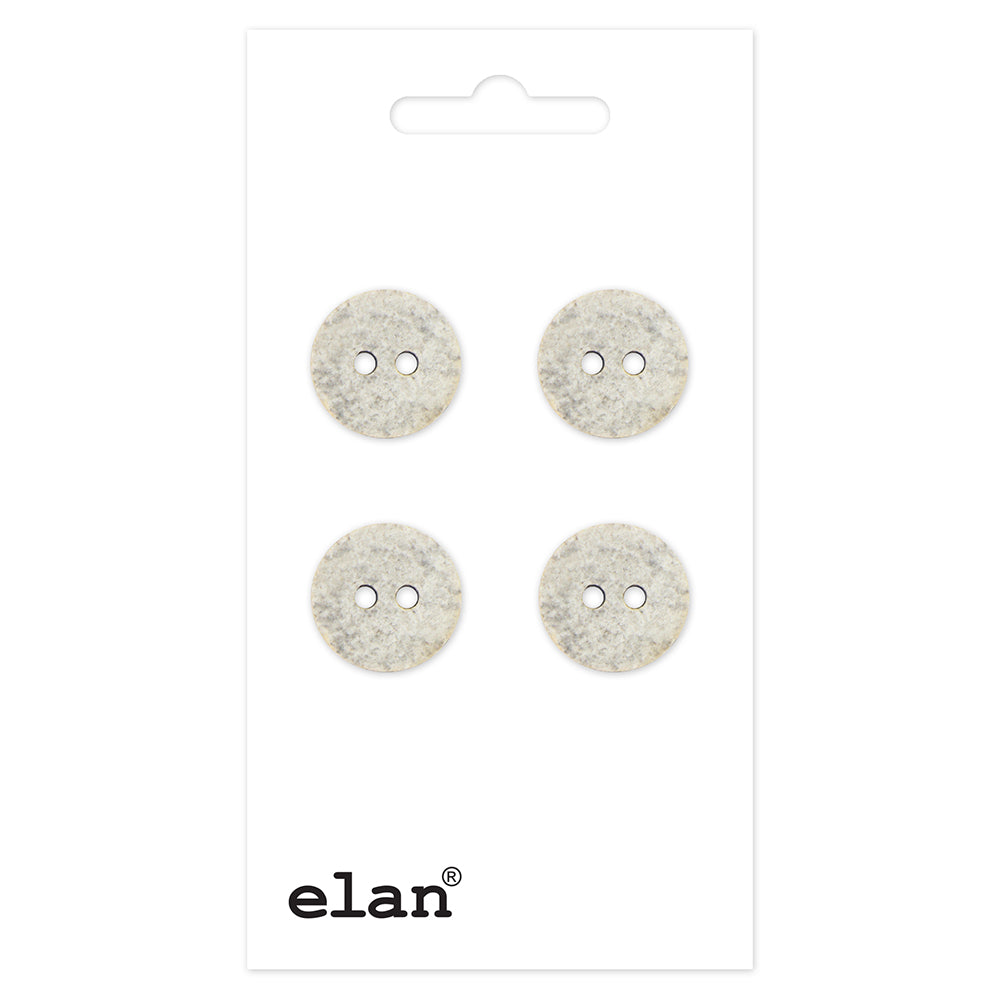 Bouton ELAN à 2 trous - 13 mm (1/2 po) - 4 pièces  - 050161C