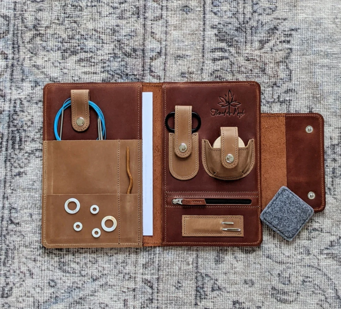 Notions Clutch - Coffret Accessoires Cuir Thread &amp; Maple
