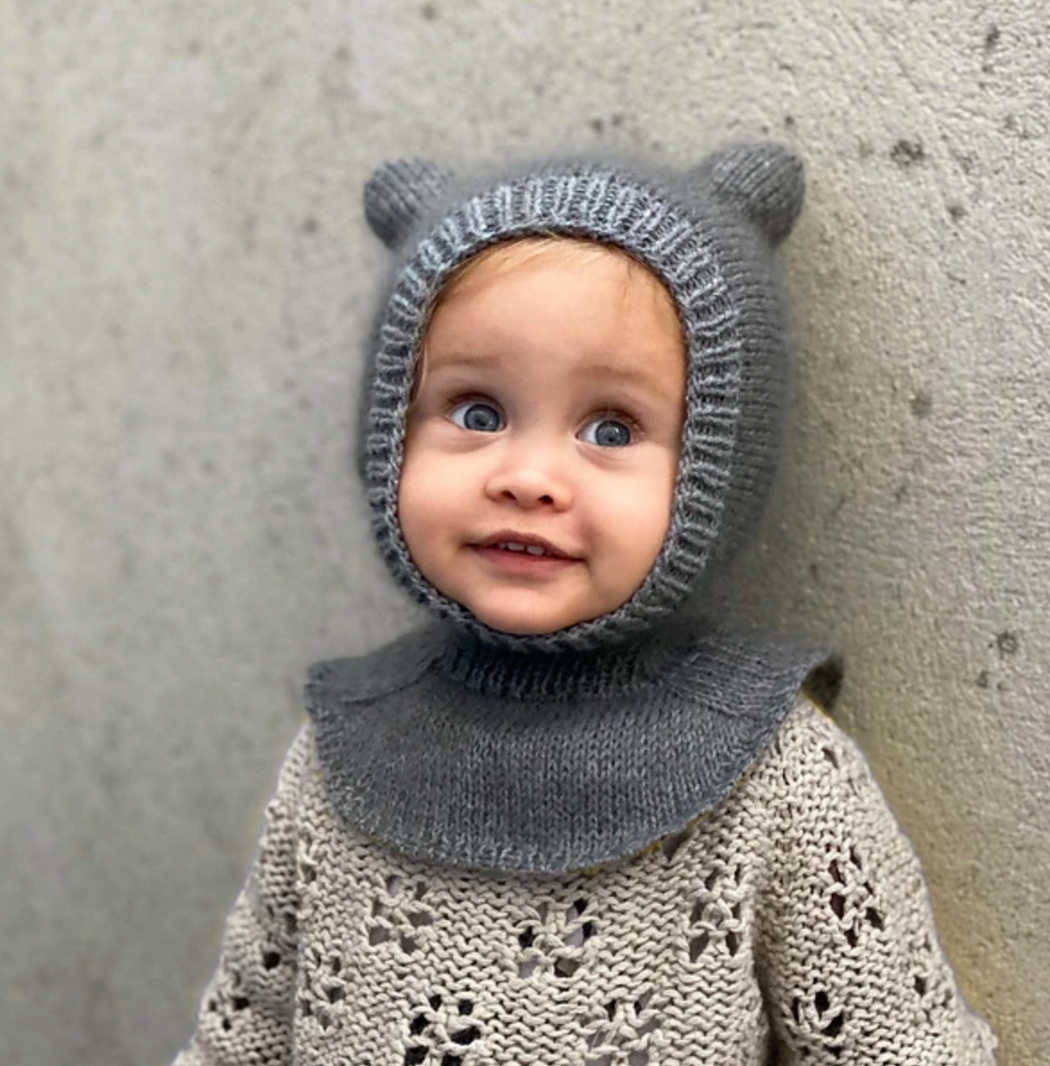 BABY BEAR BALACLAVA - Patron anglais par Knitting For Olive - Format papier