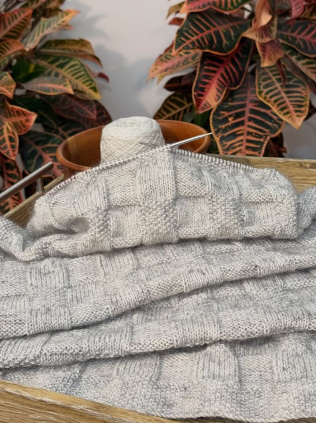 Kit de tricot - Julien Classic Wool Scarf par Steve Rousseau Version 3.50mm