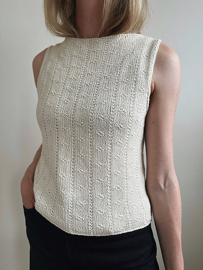 Kit de tricot - Aster Silk Top par Sofia Scotford
