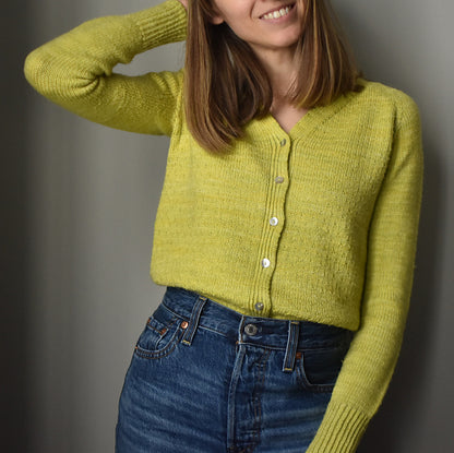 Kit de tricot - Cardigan Péridot par Tricot Design MCL