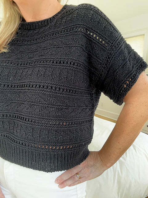Kit de tricot - Seashore Breeze Tee par Jennifer Shiels Toland