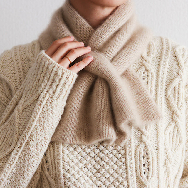 Kit de tricot - Double Knit Scarf par HELLO, HYGGE LIFE